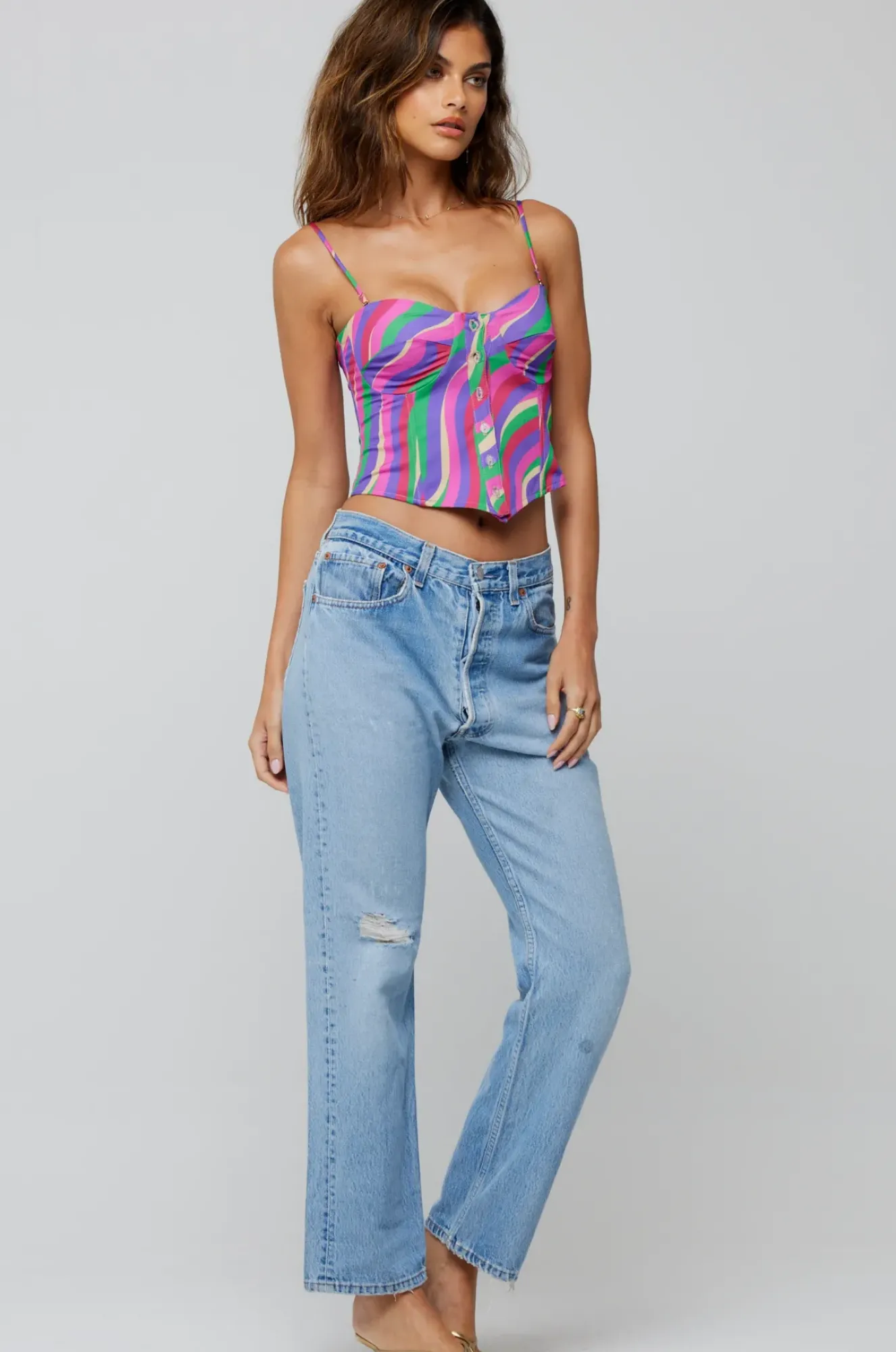 RESA Sienna Corset In Candy Flash Sale