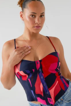 RESA Sienna Corset In Picasso Best