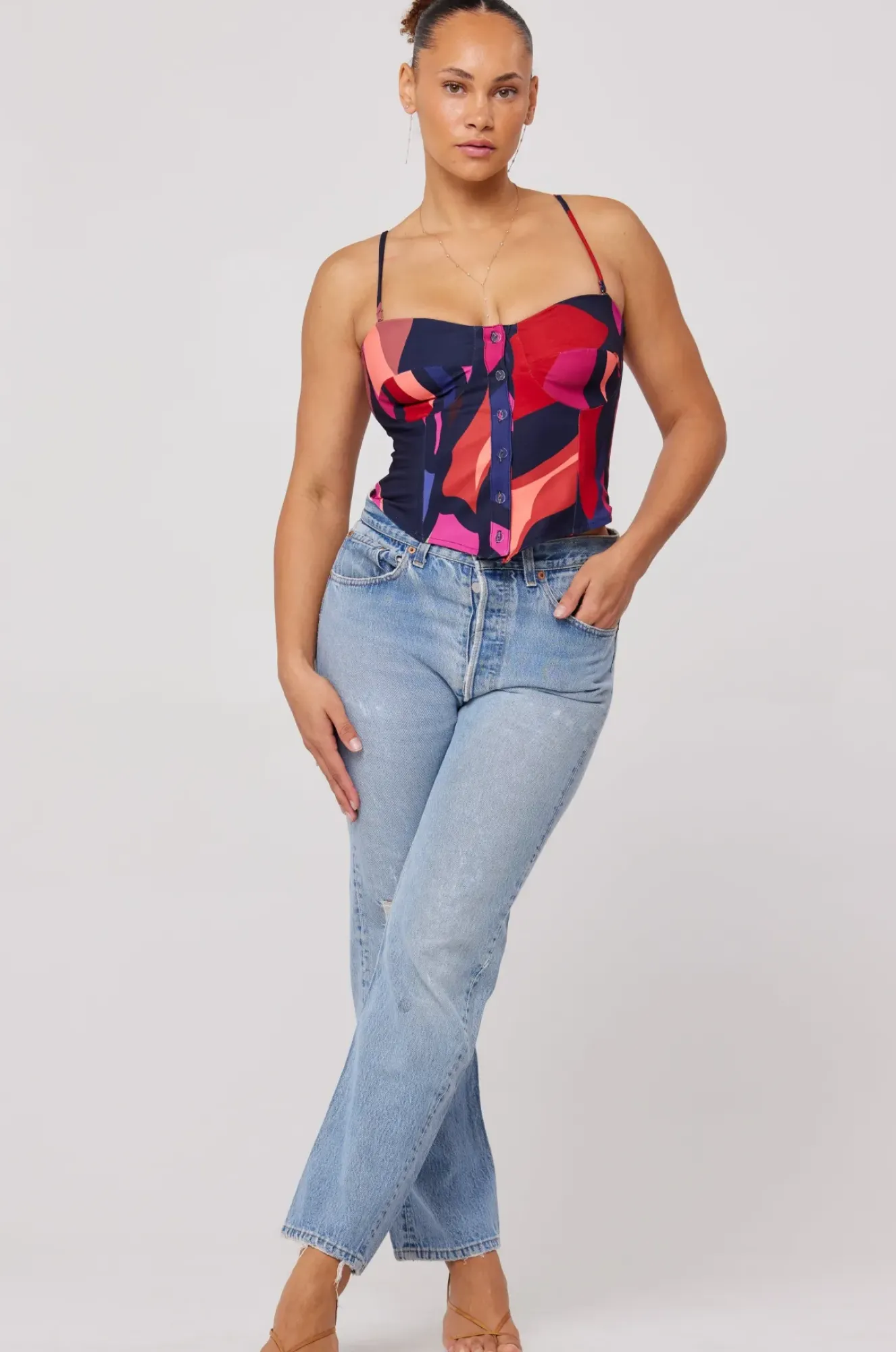 RESA Sienna Corset In Picasso Best