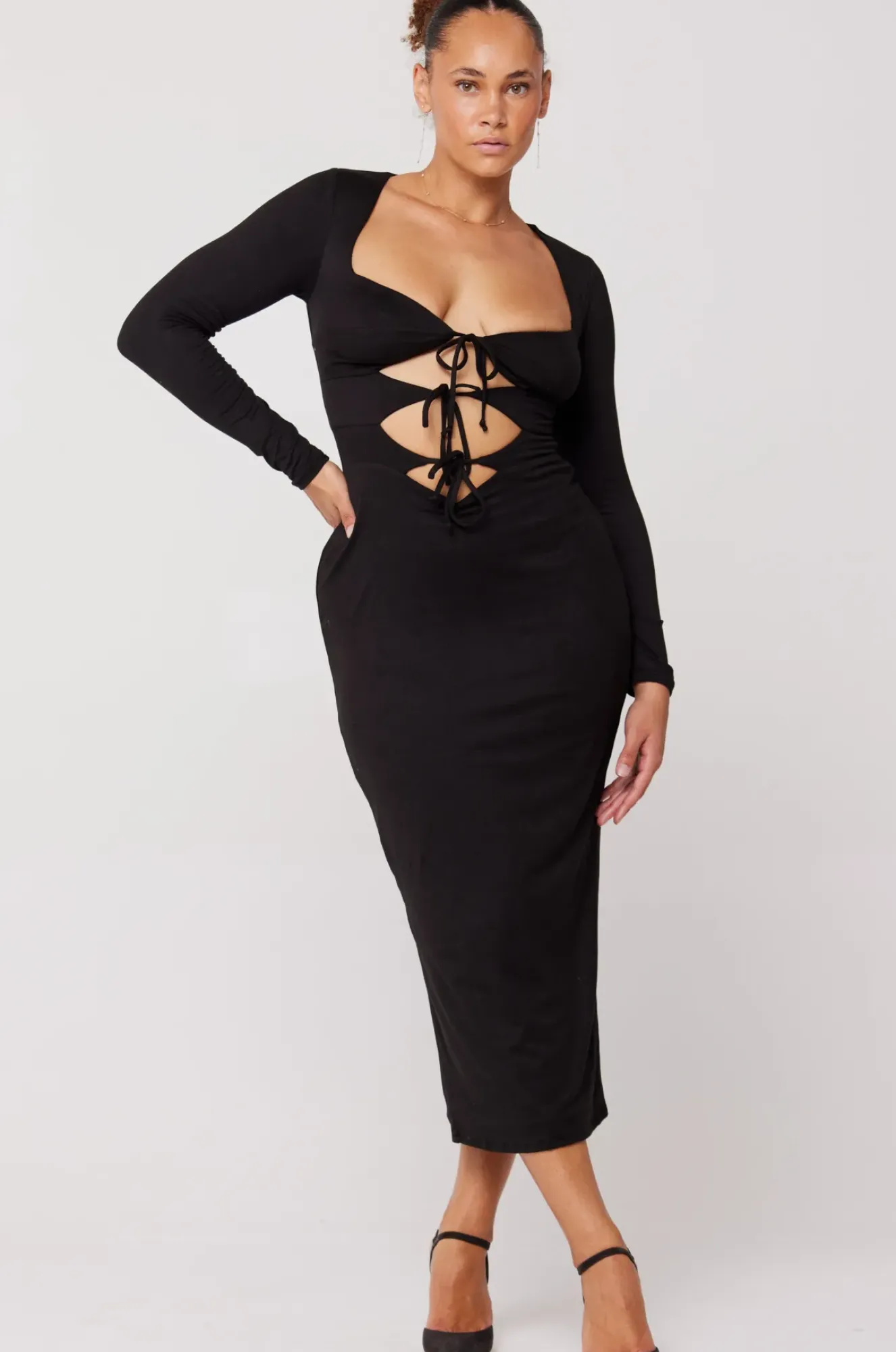 RESA Simone Dress In Black Hot