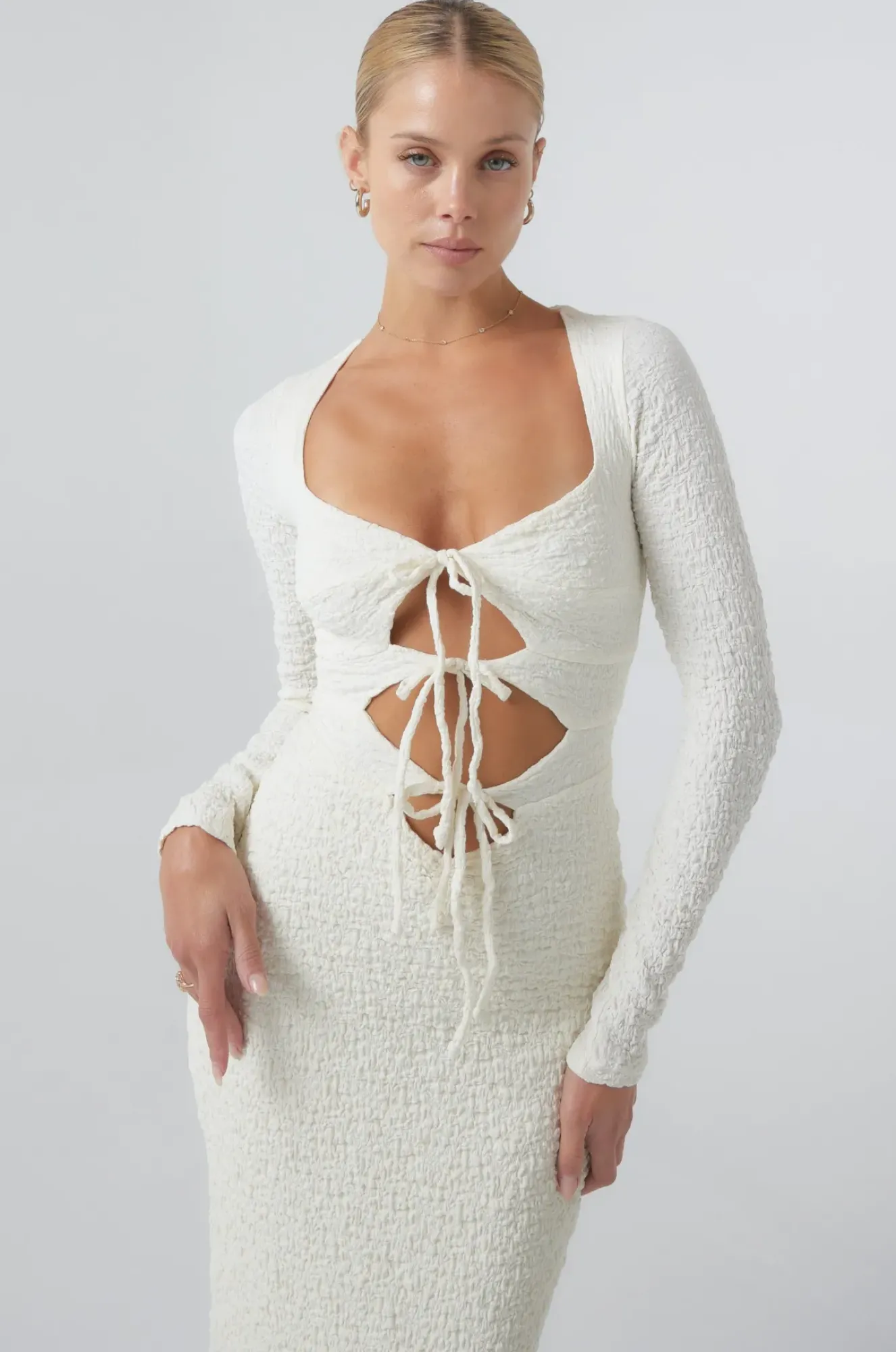 RESA Simone Dress In Ivory Clearance