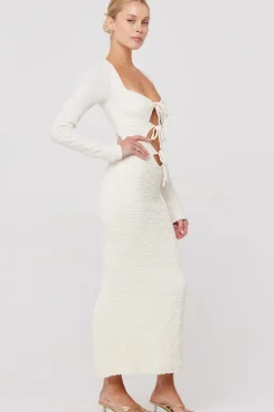 RESA Simone Dress In Ivory Clearance