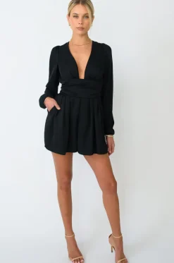 RESA Stevie Romper In Black New