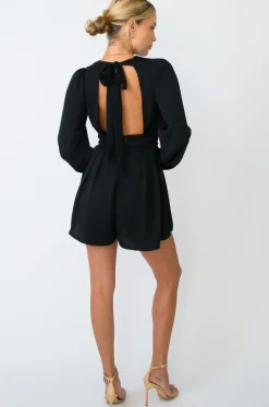RESA Stevie Romper In Black New