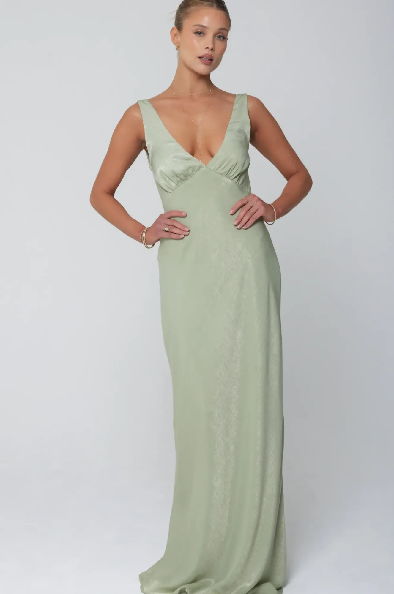 RESA Violet Maxi In Sage Fashion