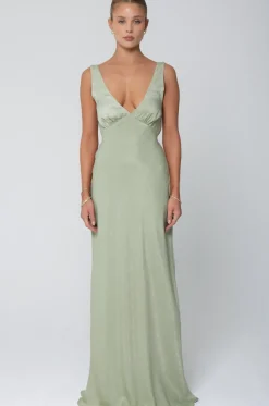 RESA Violet Maxi In Sage Fashion