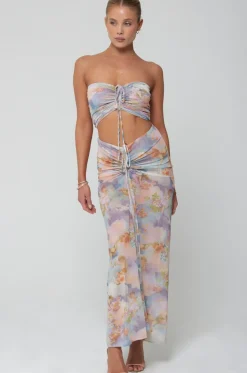 RESA Ziggy Mesh Skirt In Versailles Hot