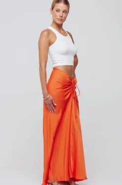 RESA Ziggy Skirt In Papaya Clearance